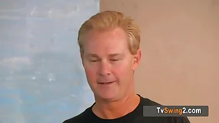 Swingers are showing their hot unshod bodies at this bonding session&period;